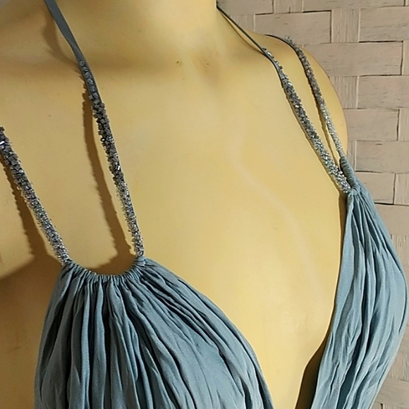 Bead Embellished Silk Midi - Picture 2 of 8